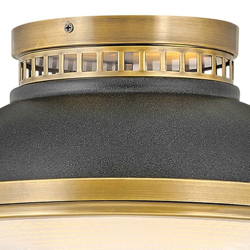 hinkley-emery-small-two-light-flush-mount-ceiling-light-dome-shaped-etched-holop image 7
