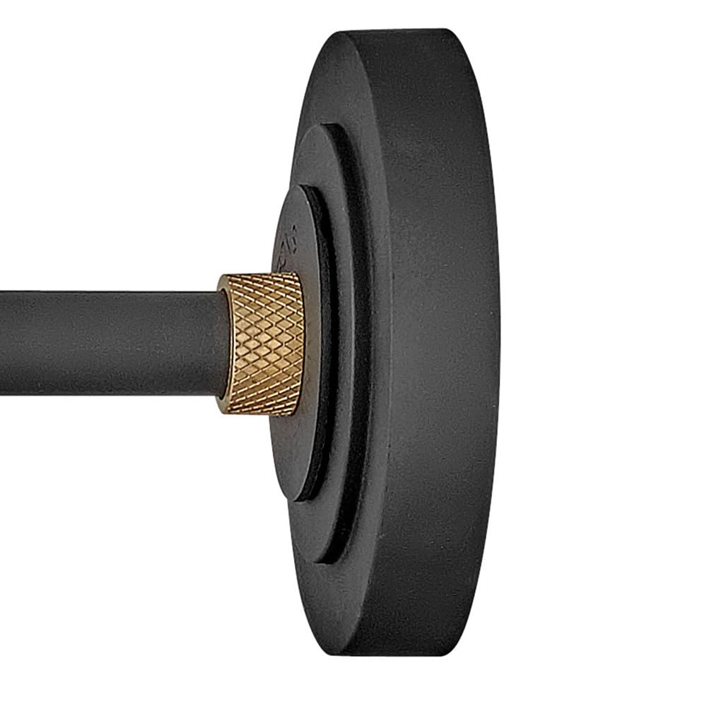 hinkley-foundry-classic-medium-straight-arm-barn-light-textured-black-with-brass image 4