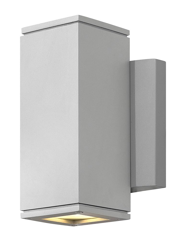 hinkley-kore-7-5-one-light-5w-integrated-led-outdoor-square-small-wall-mount-tit image 1