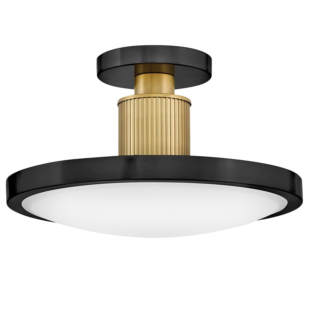 hinkley-kieran-medium-semi-flush-mount-black image 3