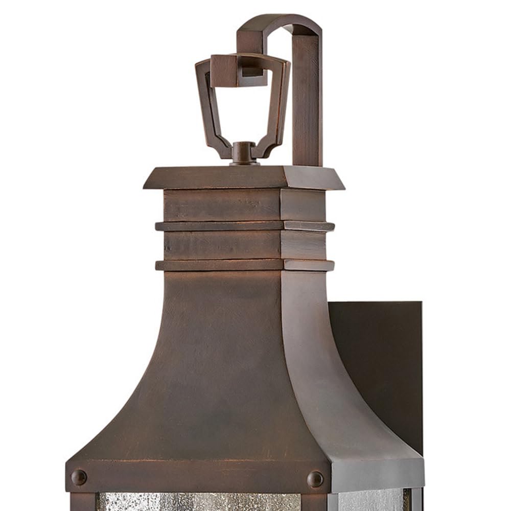 hinkley-beacon-hill-single-light-wall-mount-lantern-blackened-copper-aluminum-cl image 6