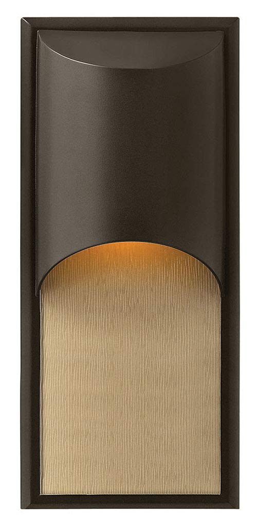 hinkley-1834bz-led-cascade-collection-one-light-wall-mount-bronze-finish-integra image 1