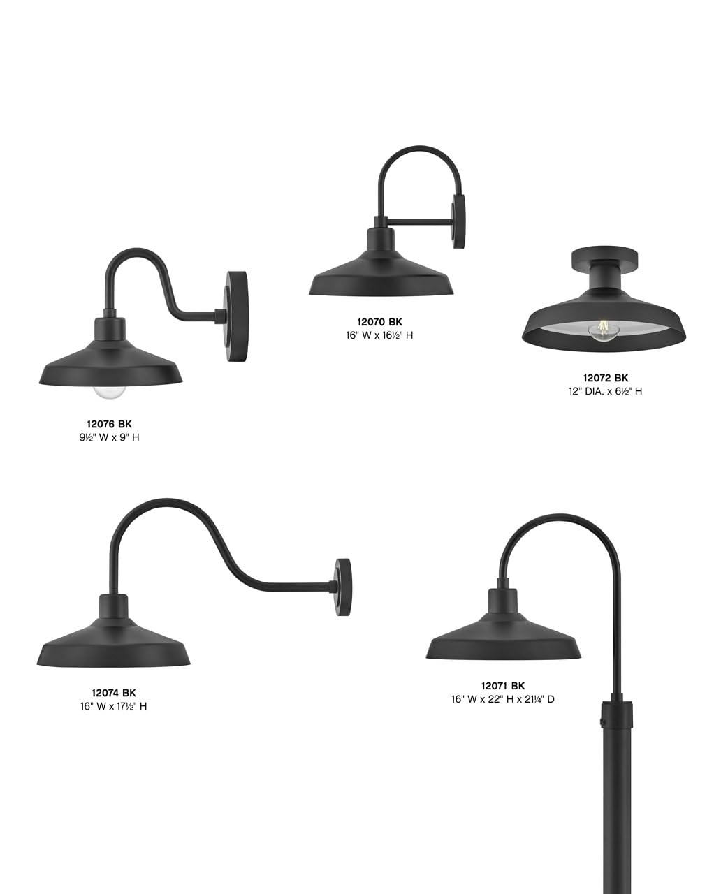 hinkley-forge-12076bk-small-outdoor-wall-mount-lantern-black-composite-material image 6