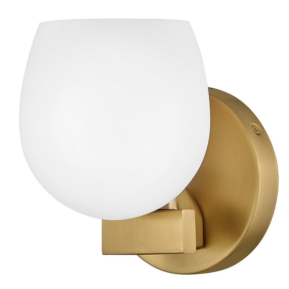 hinkley-mae-small-single-light-sconce-lacquered-brass image 3