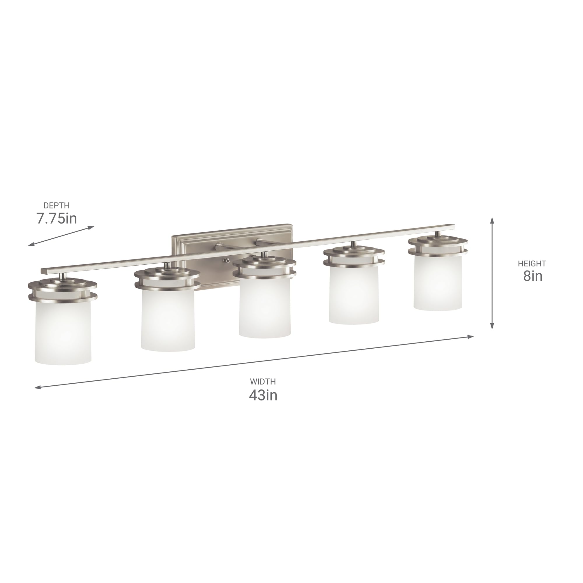 kichler-hendrik-5-light-vanity-light-brushed-nickel-5085ni-modern-bathroom-light image 2