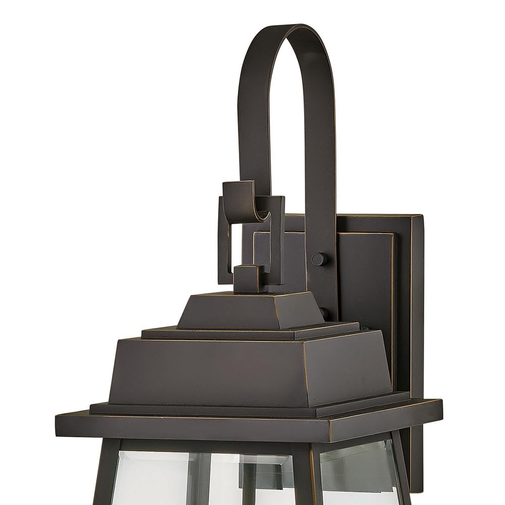 hinkley-bainbridge-collection-2-light-large-outdoor-wall-mount-oil-rubbed-bronze image 2