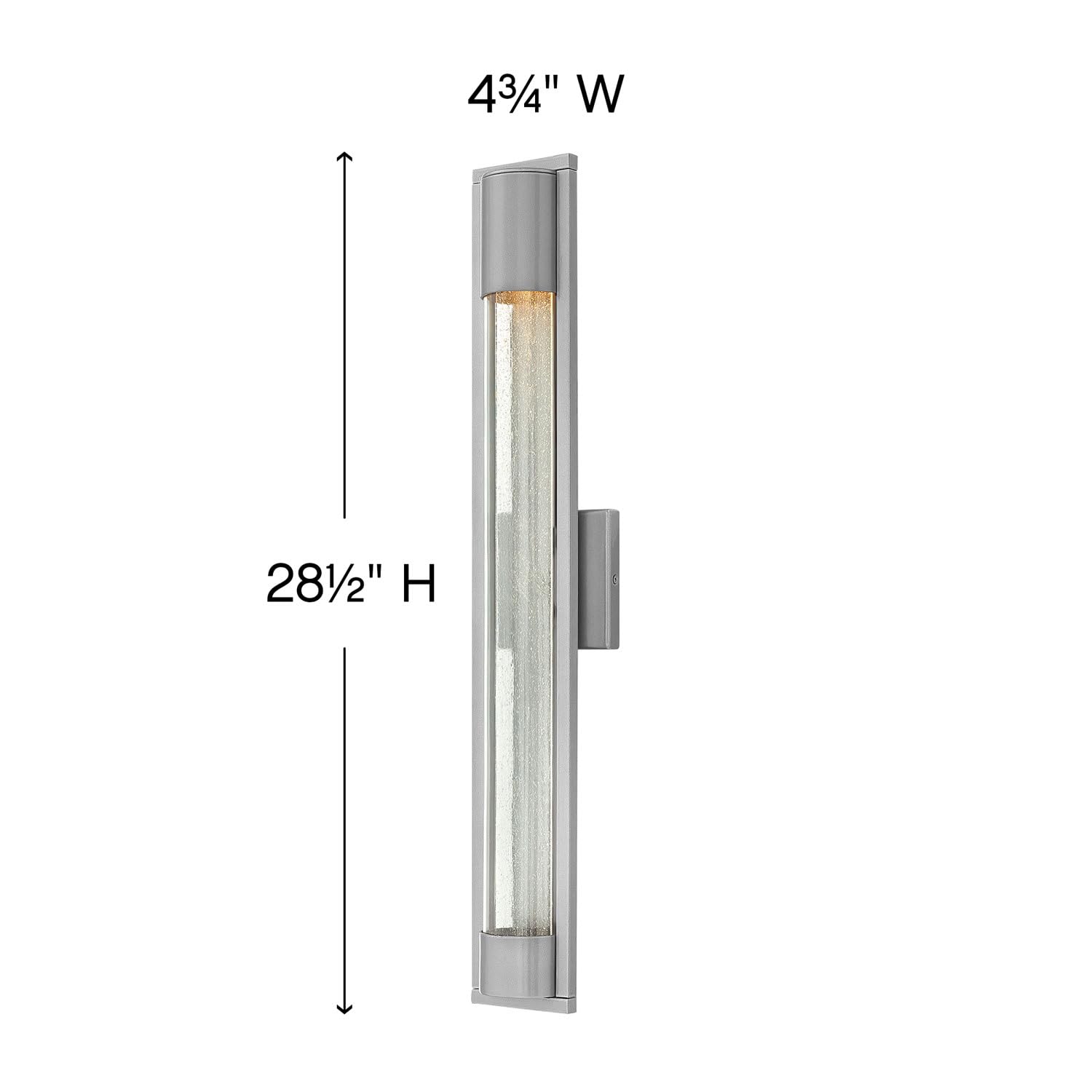 hinkley-mist-contemporary-modern-one-light-outdoor-wall-mount-titanium-finish-12 image 2