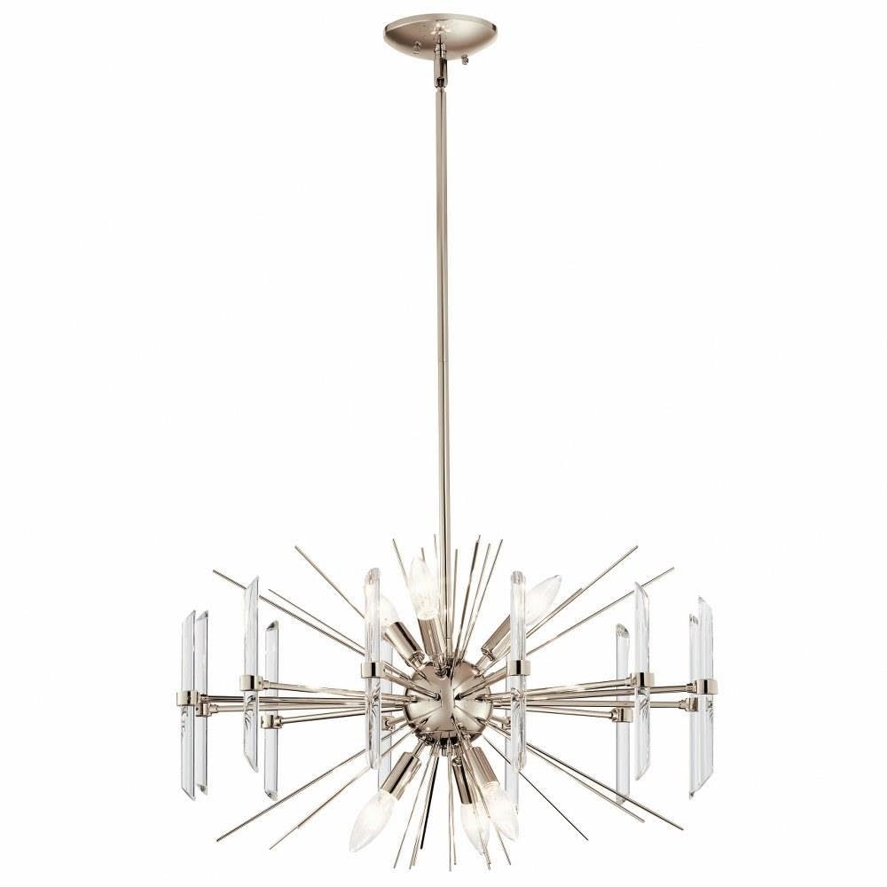 kichler-eris-44275pn-6-light-chandelier-polished-nickel-with-optical-crystal image 1