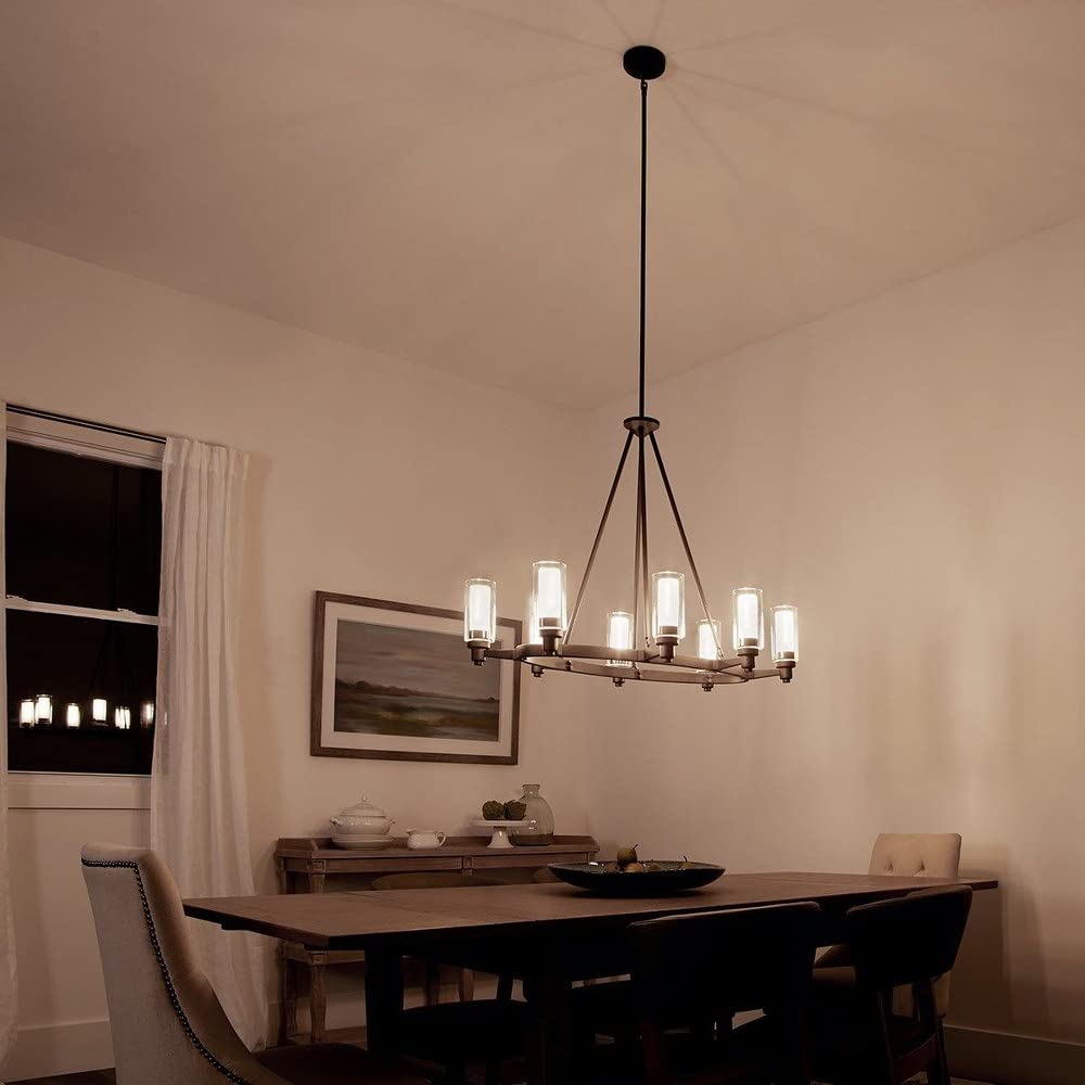 kichler-circolo-27-8-light-oval-chandelier-in-brushed-nickel image 5