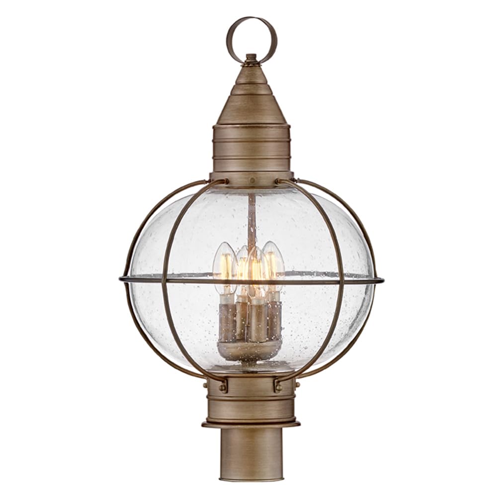 hinkley-2201sz-rustic-four-light-post-top-pier-mount-from-cape-cod-collection-in image 7