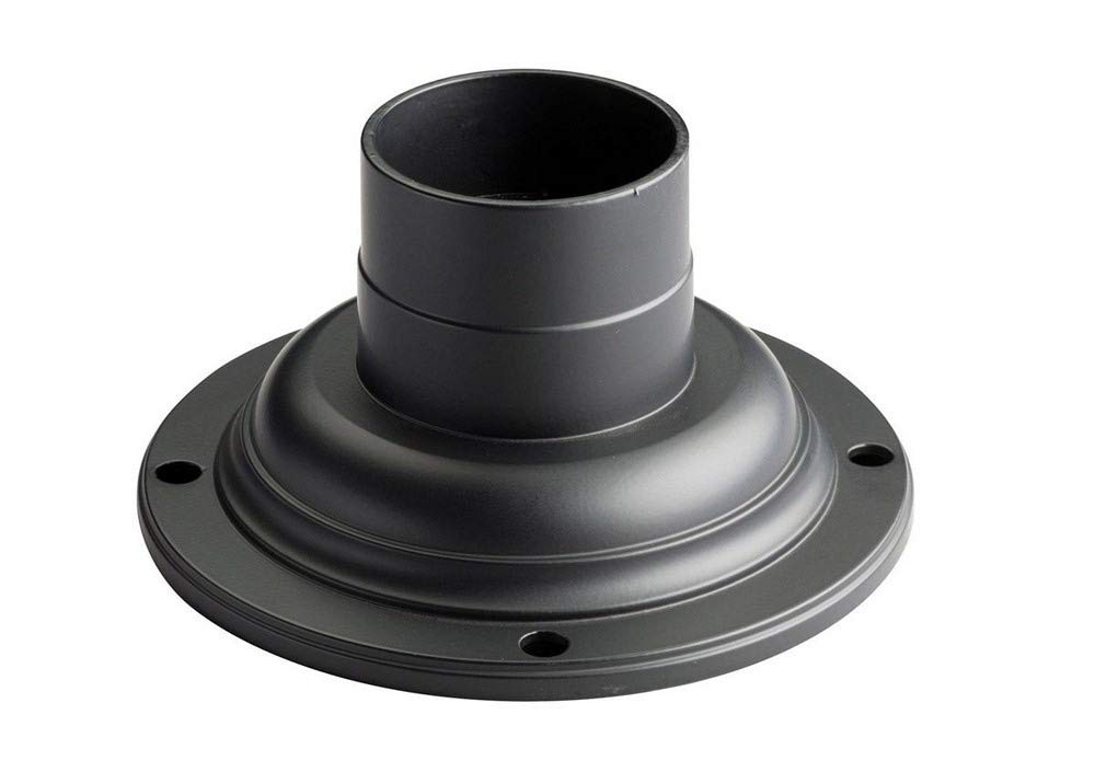 kichler-outdoor-pedestal-adapter-for-walls-and-fences-black-cast-aluminum-9530bk image 2