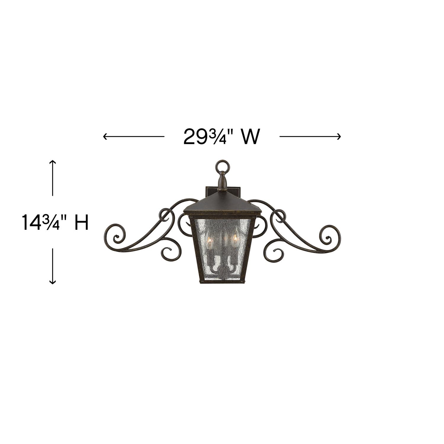 hinkley-trellis-collection-three-light-4w-led-small-outdoor-wall-lantern-with-sc image 2