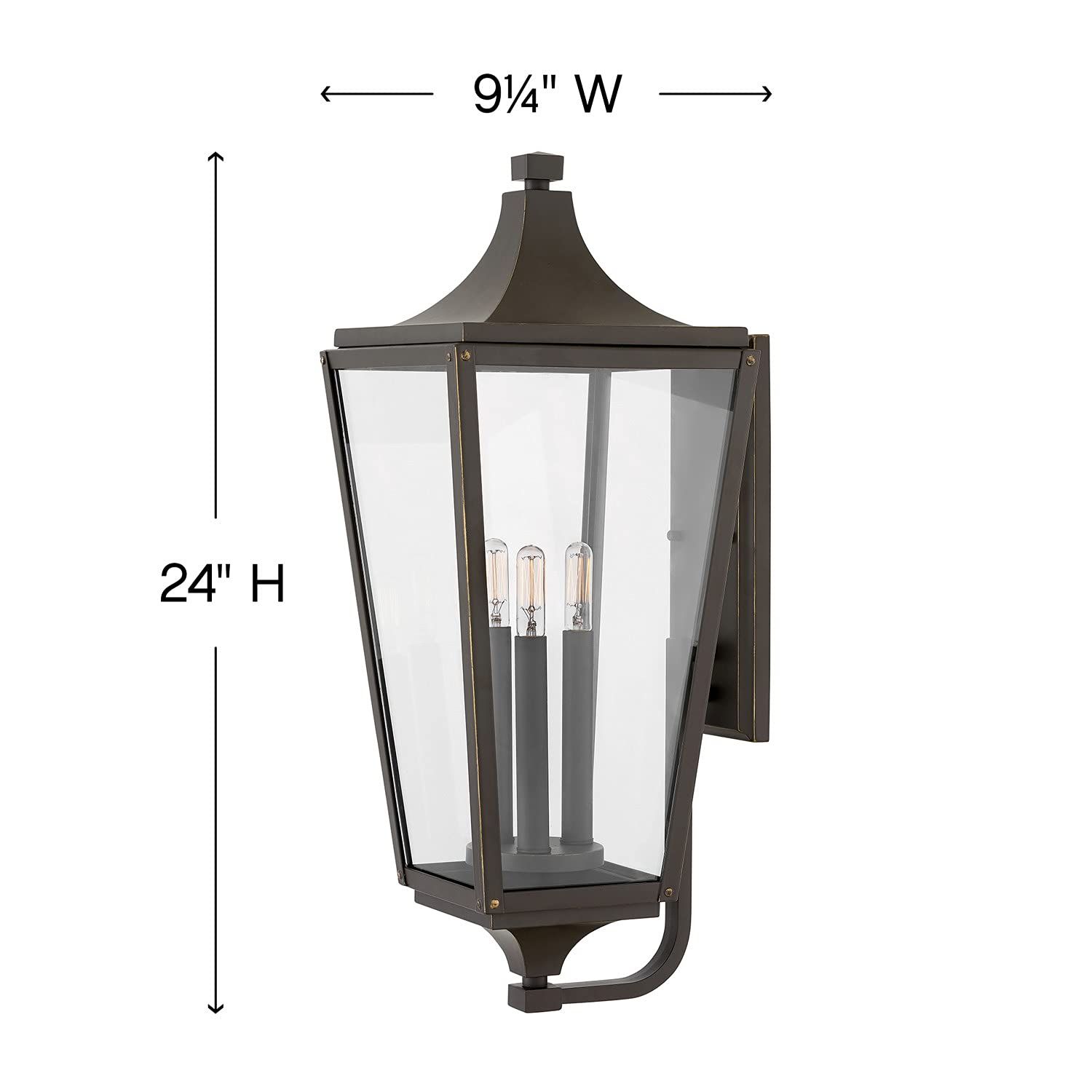 hinkley-jaymes-large-wall-mount-outdoor-lantern-in-oil-rubbed-bronze-with-clear- image 2