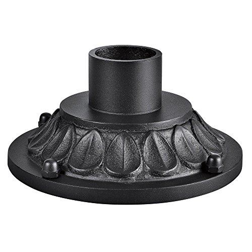 kichler-9540bkt-pier-mount-accessory-textured-black-10-x-4-75-cast-aluminum image 5