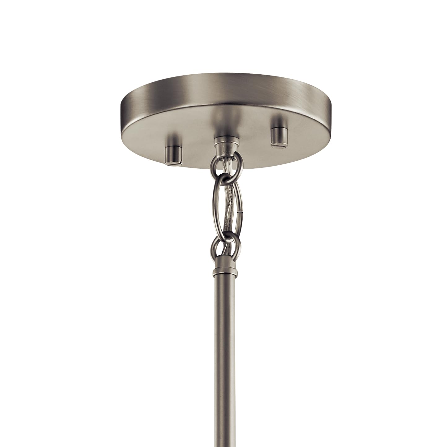 kichler-crosby-3-light-convertible-chandelier-brushed-nickel image 3