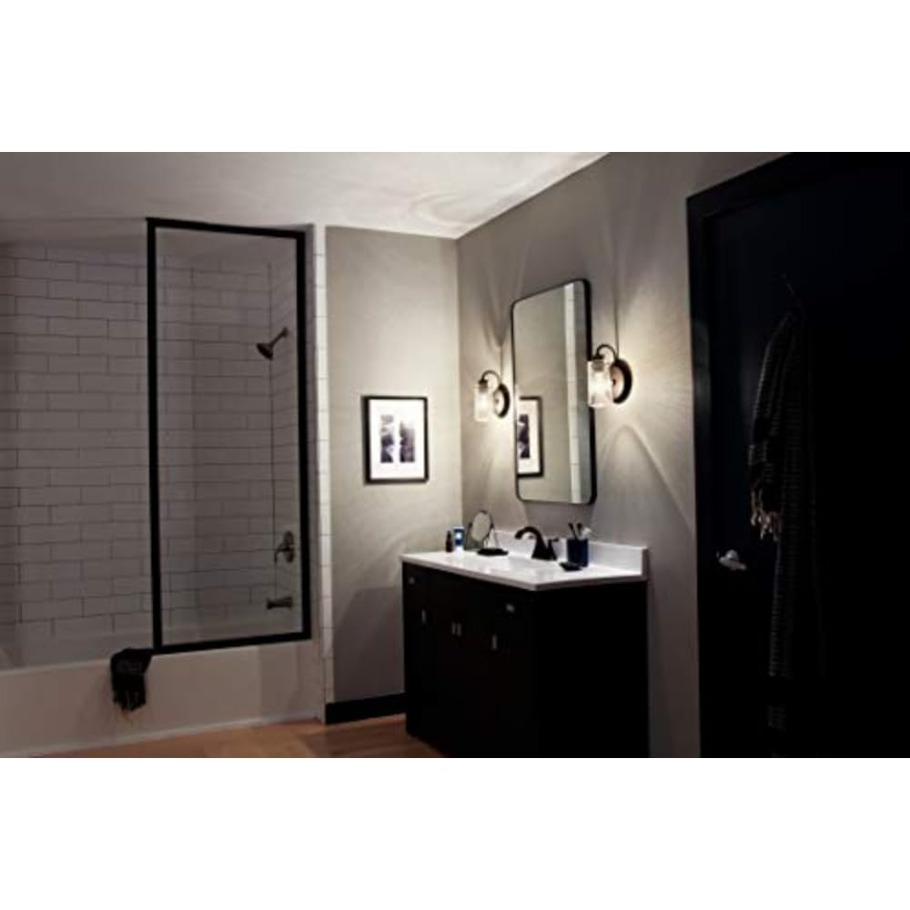kichler-braelyn-wall-sconce-olde-bronze-clear-seeded-glass-1-light-model-45457oz image 7