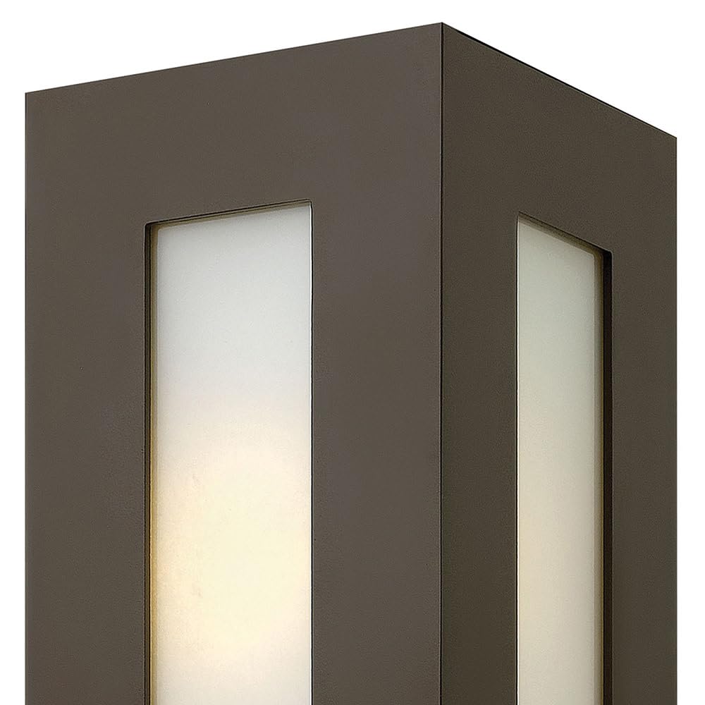hinkley-dorian-contemporary-one-light-small-outdoor-wall-mount-bronze-finish image 3
