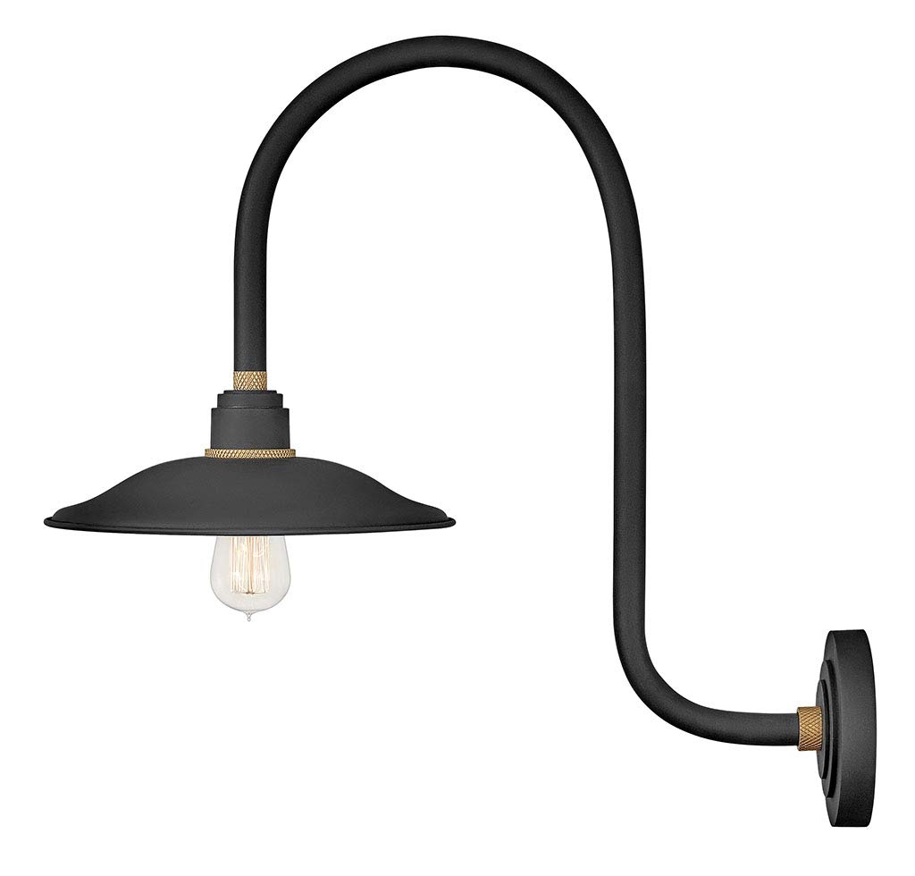 hinkley-foundry-10776tk-outdoor-wall-sconce-1-light-100w-textured-black image 1