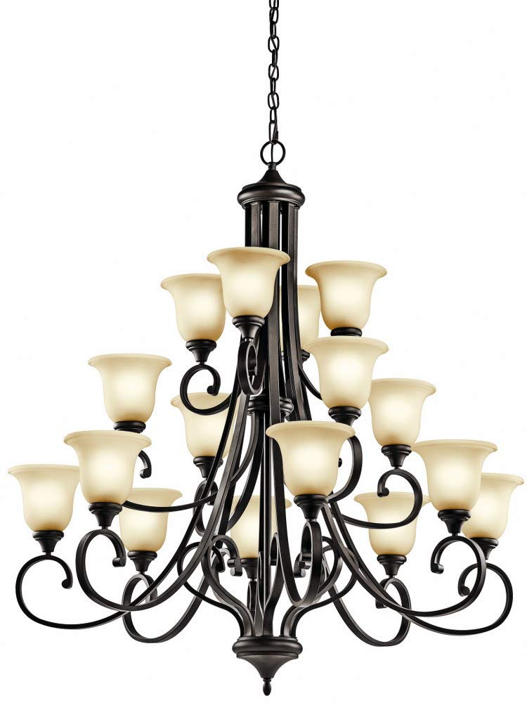 kichler-monroe-48-16-light-3-tier-chandelier-olde-bronze-finish-with-light-umber image 2