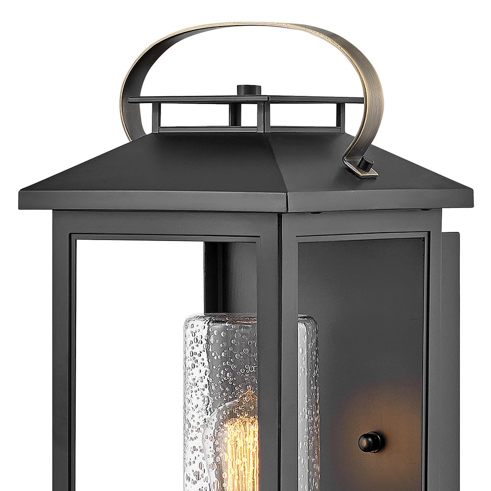 hinkley-atwater-medium-wall-mount-outdoor-lantern-anti-fade-clear-seedy-glass-co image 2