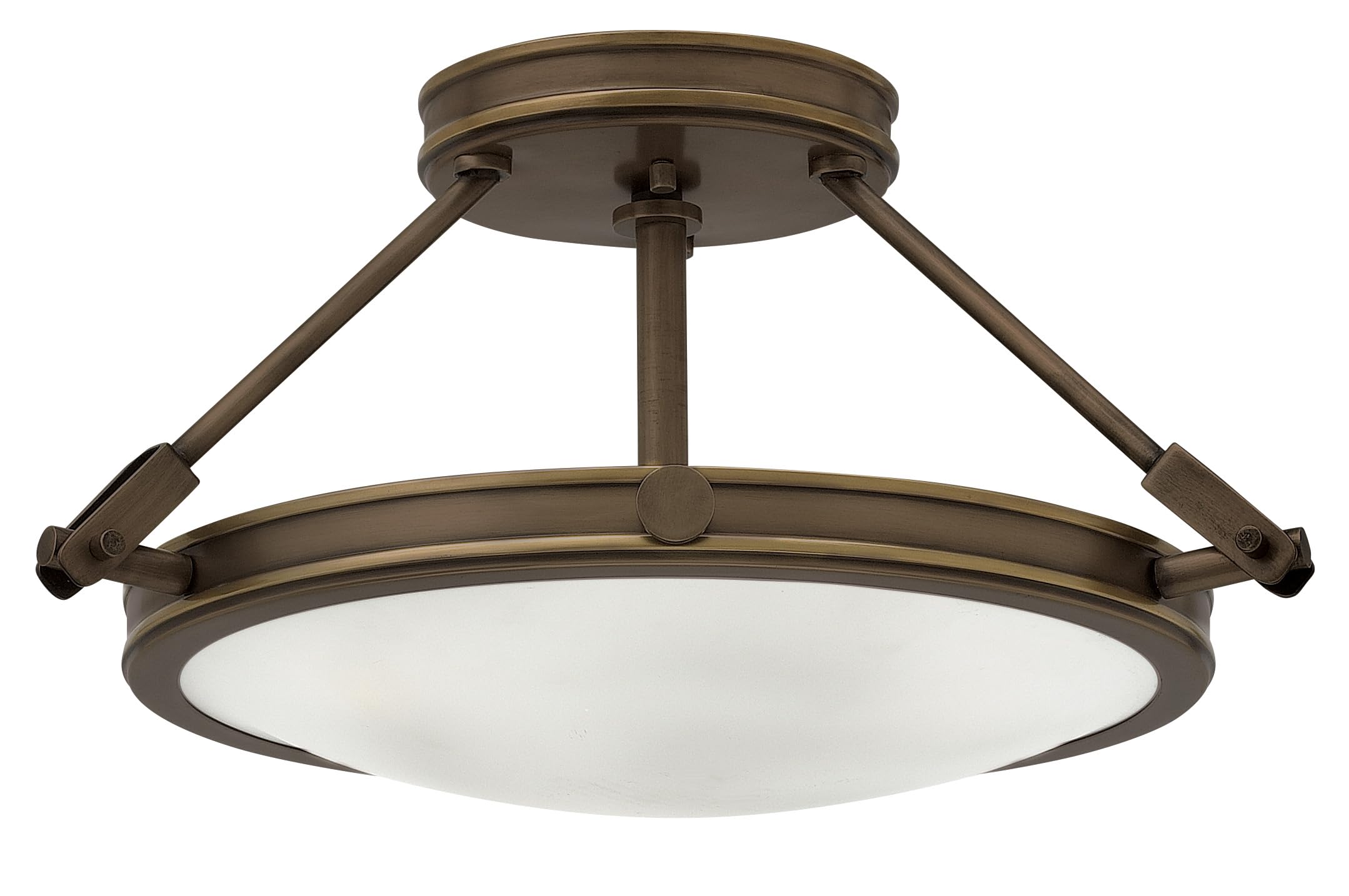 hinkley-collier-3381hb-medium-four-light-semi-flush-mount-heritage-brass-mid-cen image 8