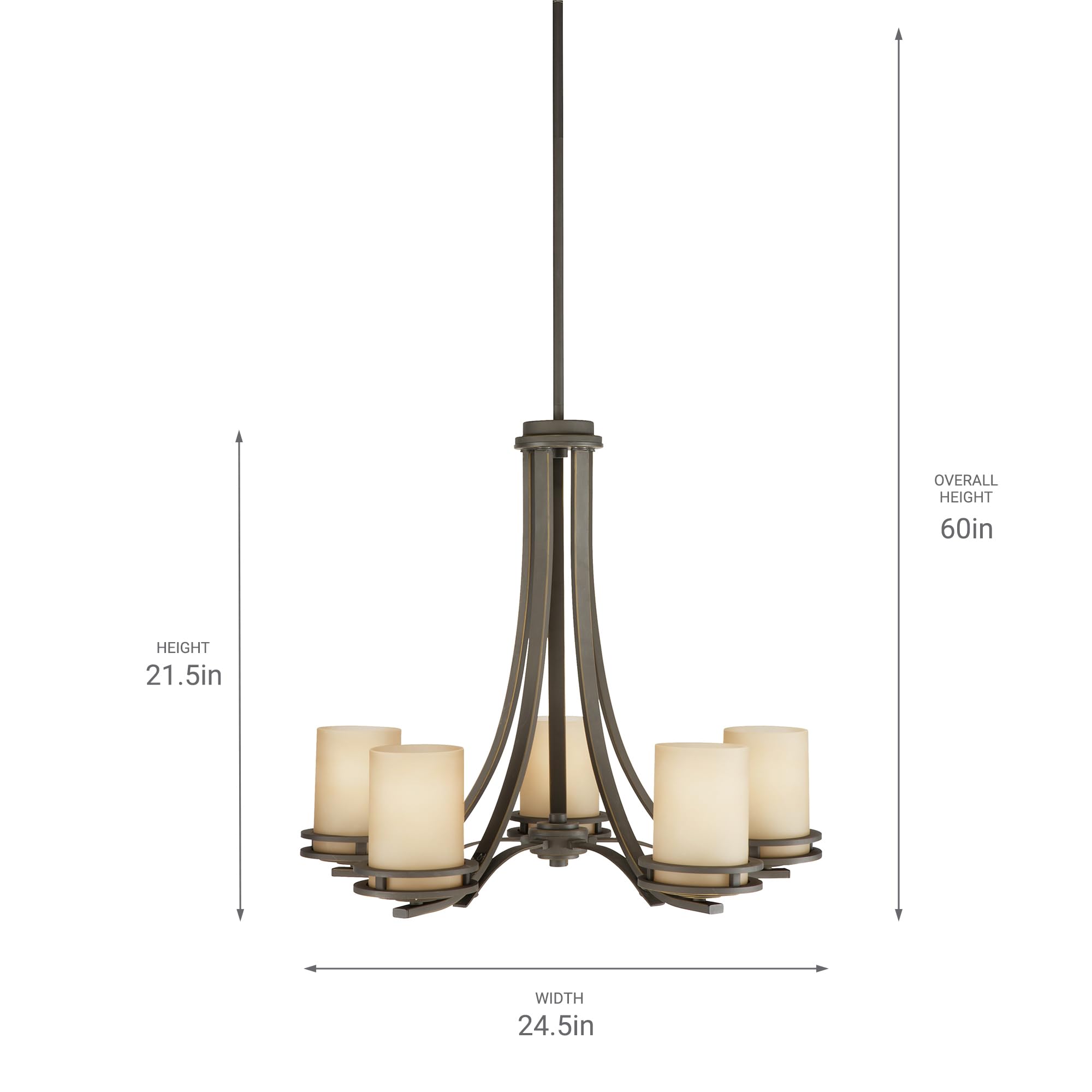 kichler-hendrik-5-light-chandelier-olde-bronze-traditional-chandelier-with-light image 2