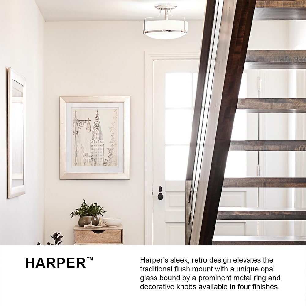 hinkley-harper-3641cm-medium-semi-flush-mount-ceiling-light-chrome-etched-opal-g image 8
