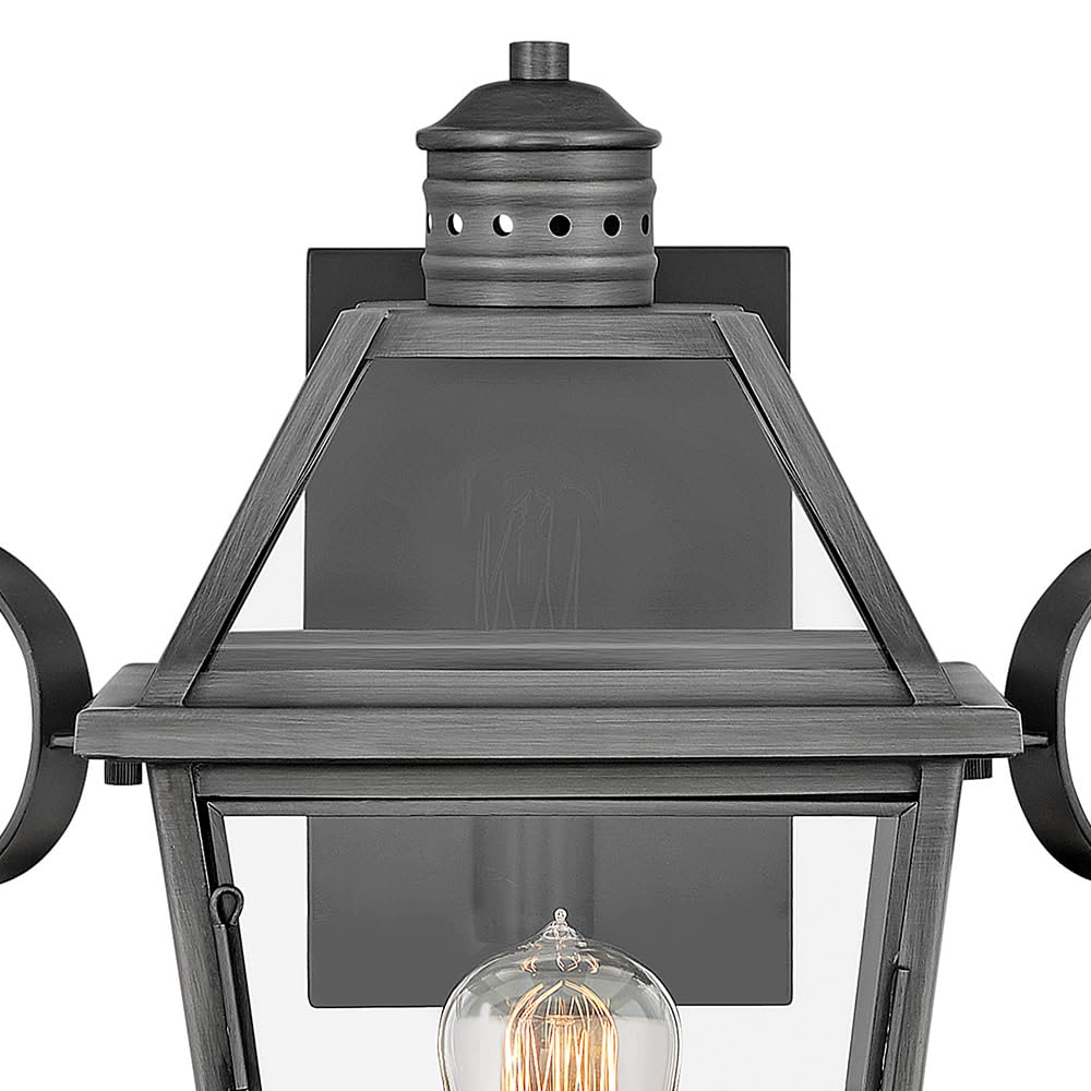 hinkley-nouvelle-one-light-outdoor-small-wall-lantern-with-scroll-blackened-bras image 4