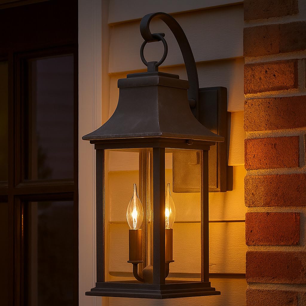 hinkley-2934dz-adair-20-two-light-outdoor-wall-mount-lantern-aged-zinc image 3