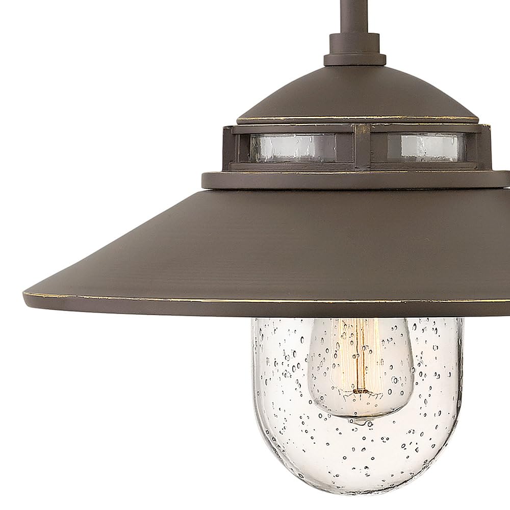 hinkley-atwell-small-wall-mount-outdoor-barn-light-aluminum-clear-seedy-glass-go image 3