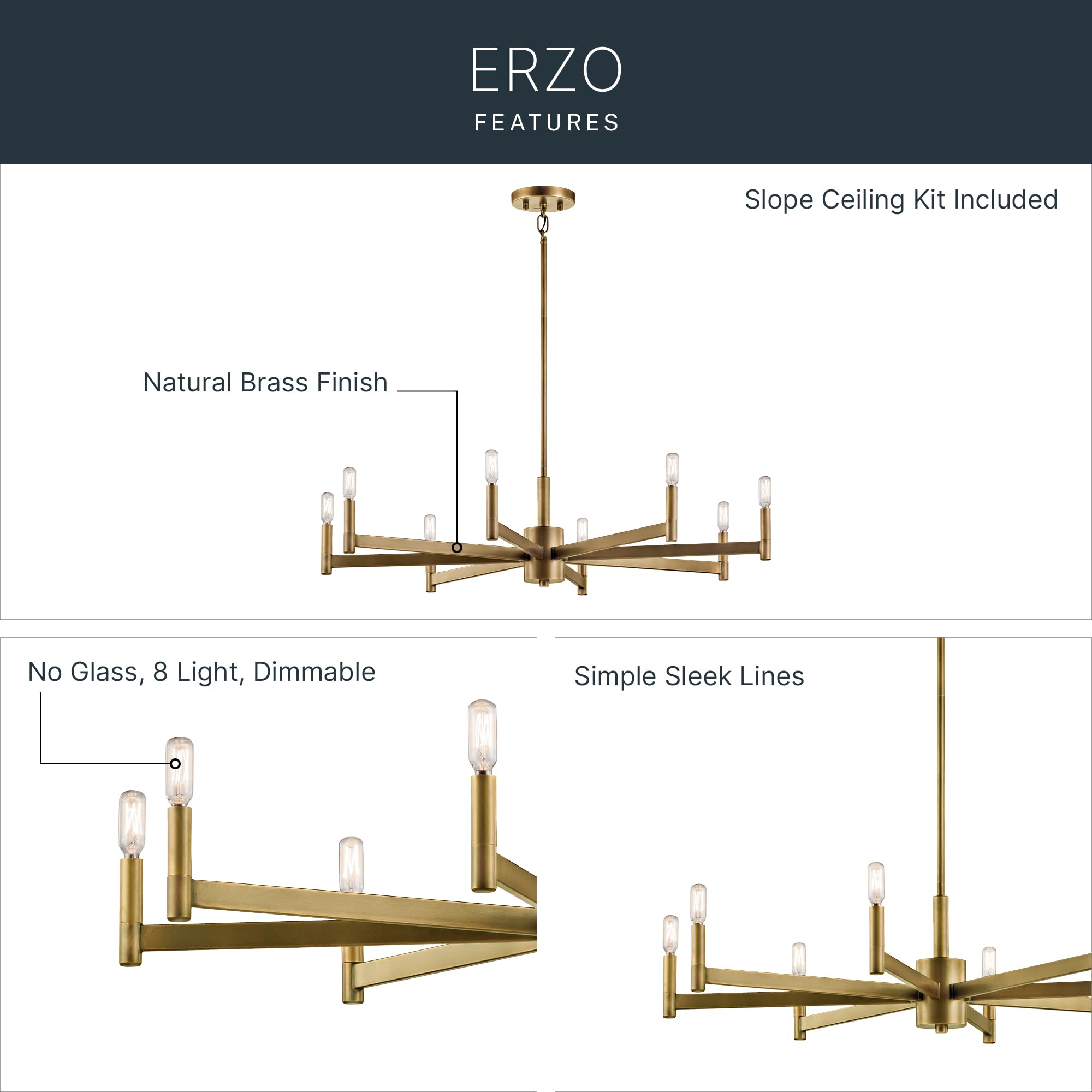 kichler-erzo-43857nbr-8-light-chandelier-natural-brass-candle-style-9-25 image 3