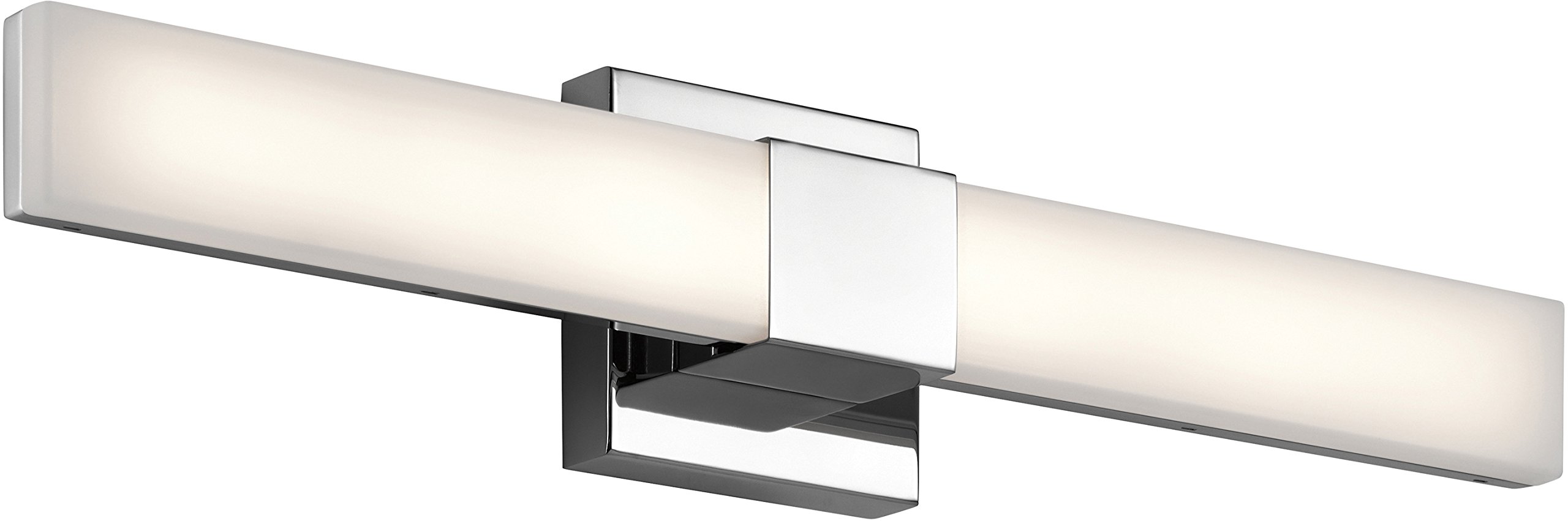 kichler-elan-neltev-24-led-wall-sconce-chrome-white-acrylic-downlight image 1
