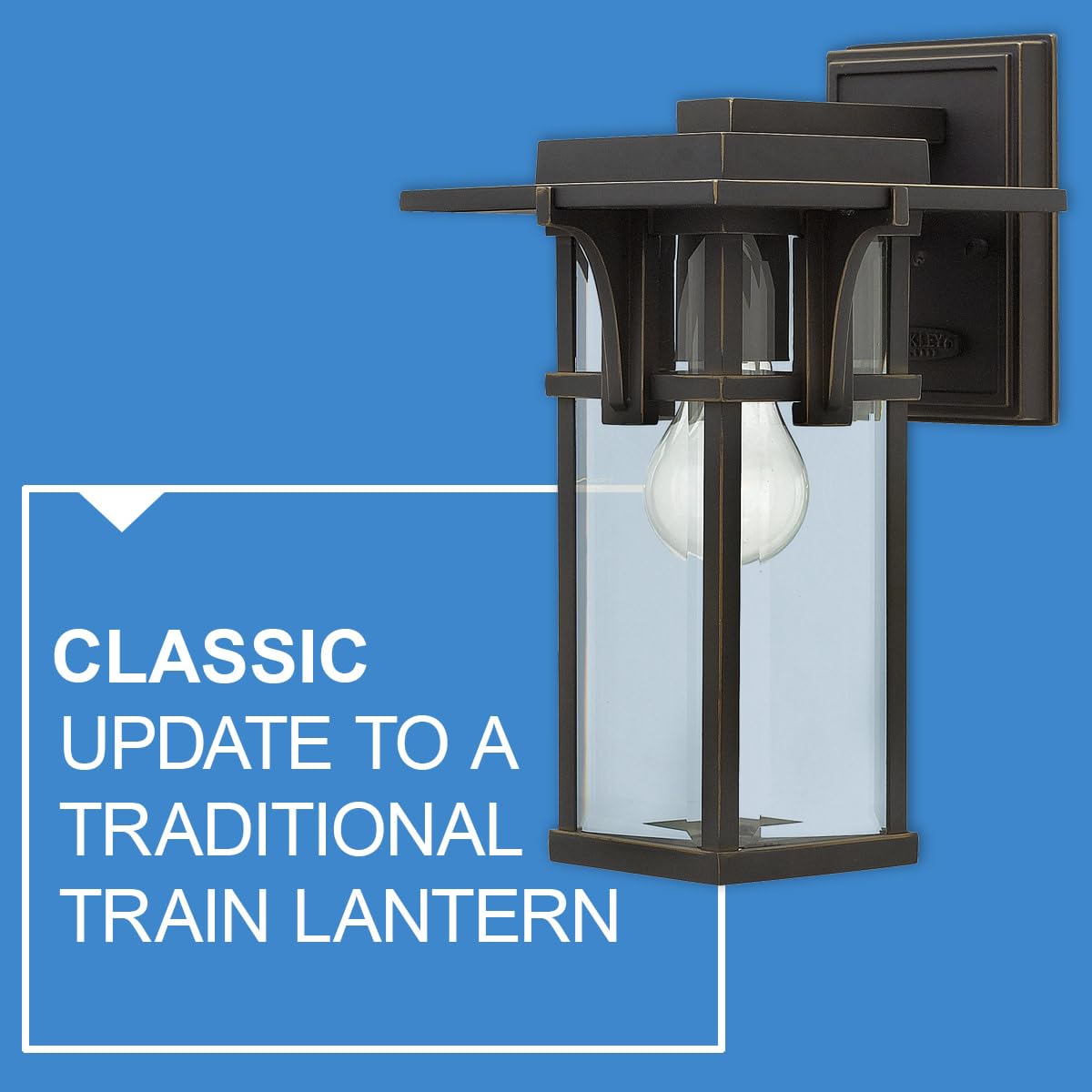 hinkley-manhattan-single-light-outdoor-wall-mount-lantern-aluminum-clear-beveled image 4