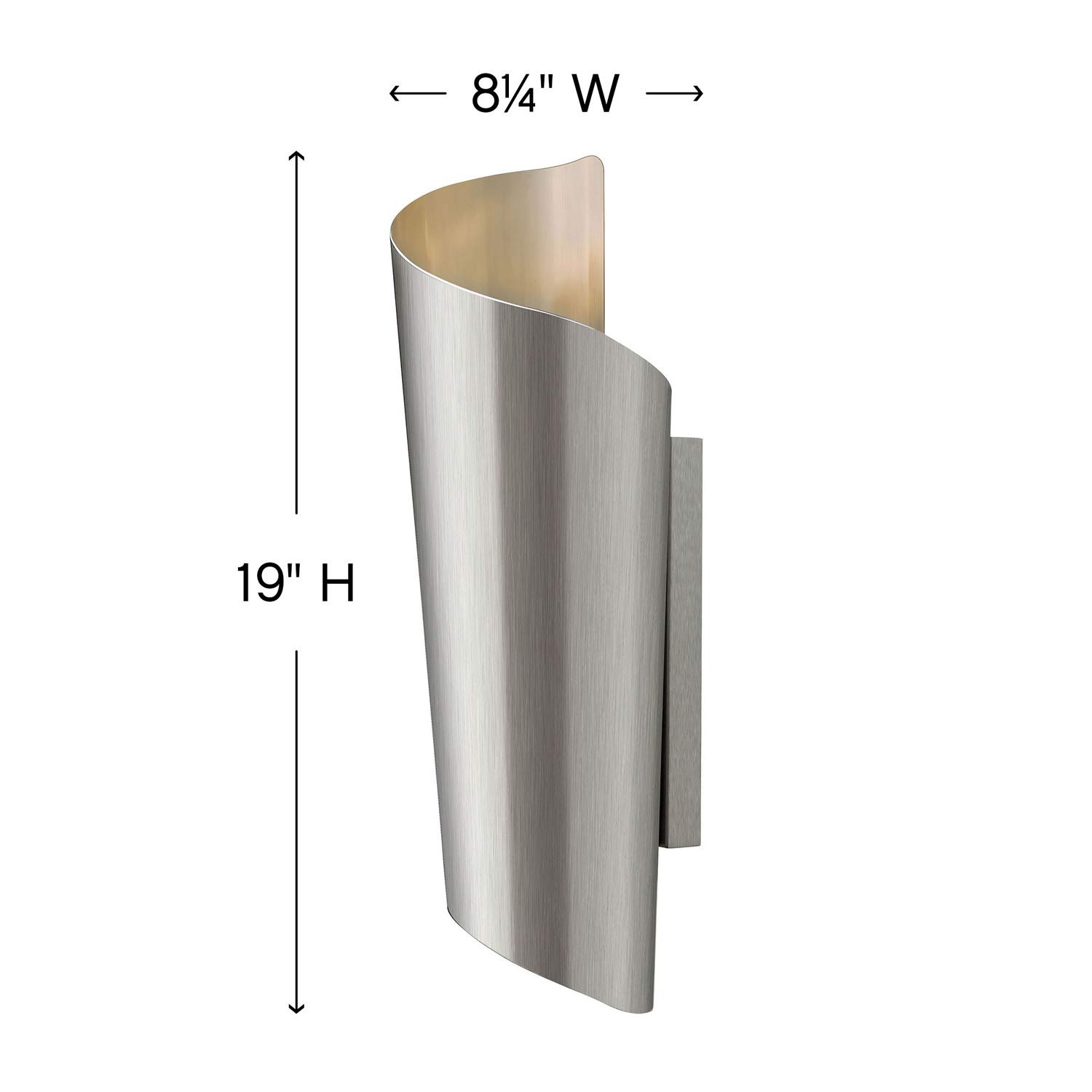 hinkley-surf-collection-2354ss-two-light-outdoor-wall-mount-stainless-steel image 2