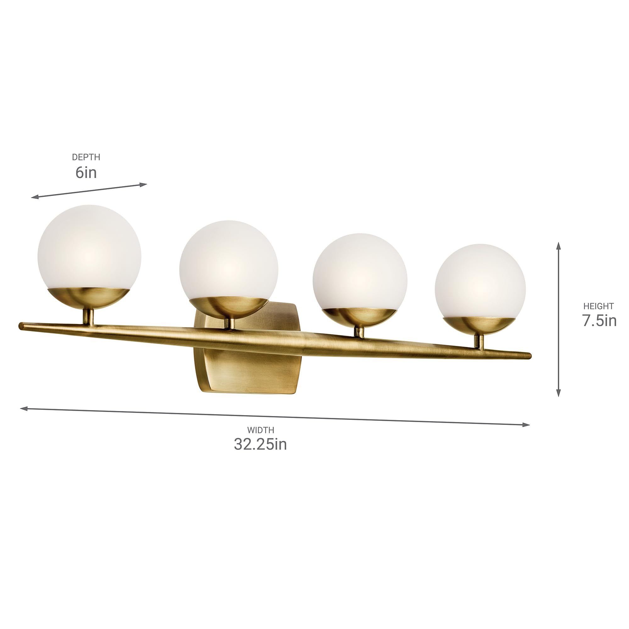 kichler-jasper-4-light-bathroom-vanity-light-in-natural-brass-with-satin-etched- image 2
