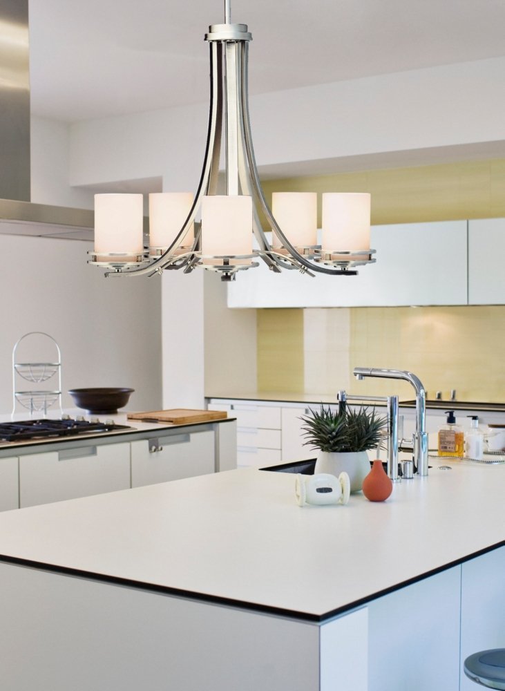 kichler-hendrik-21-5-5-light-chandelier-brushed-nickel-with-opal-glass image 2