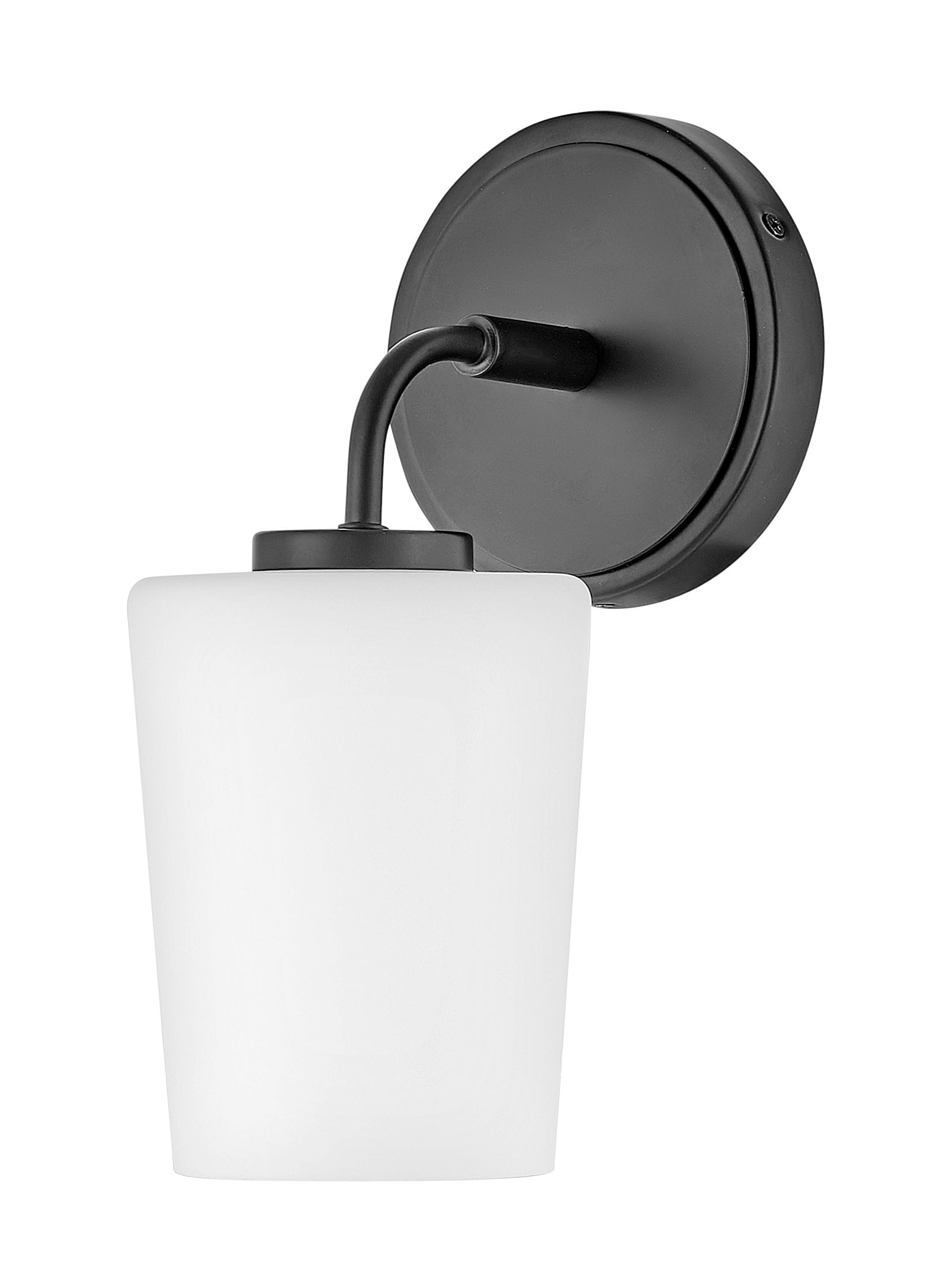hinkley-kline-single-bath-vanity-light-with-etched-opal-glass-shade-black-853450 image 8
