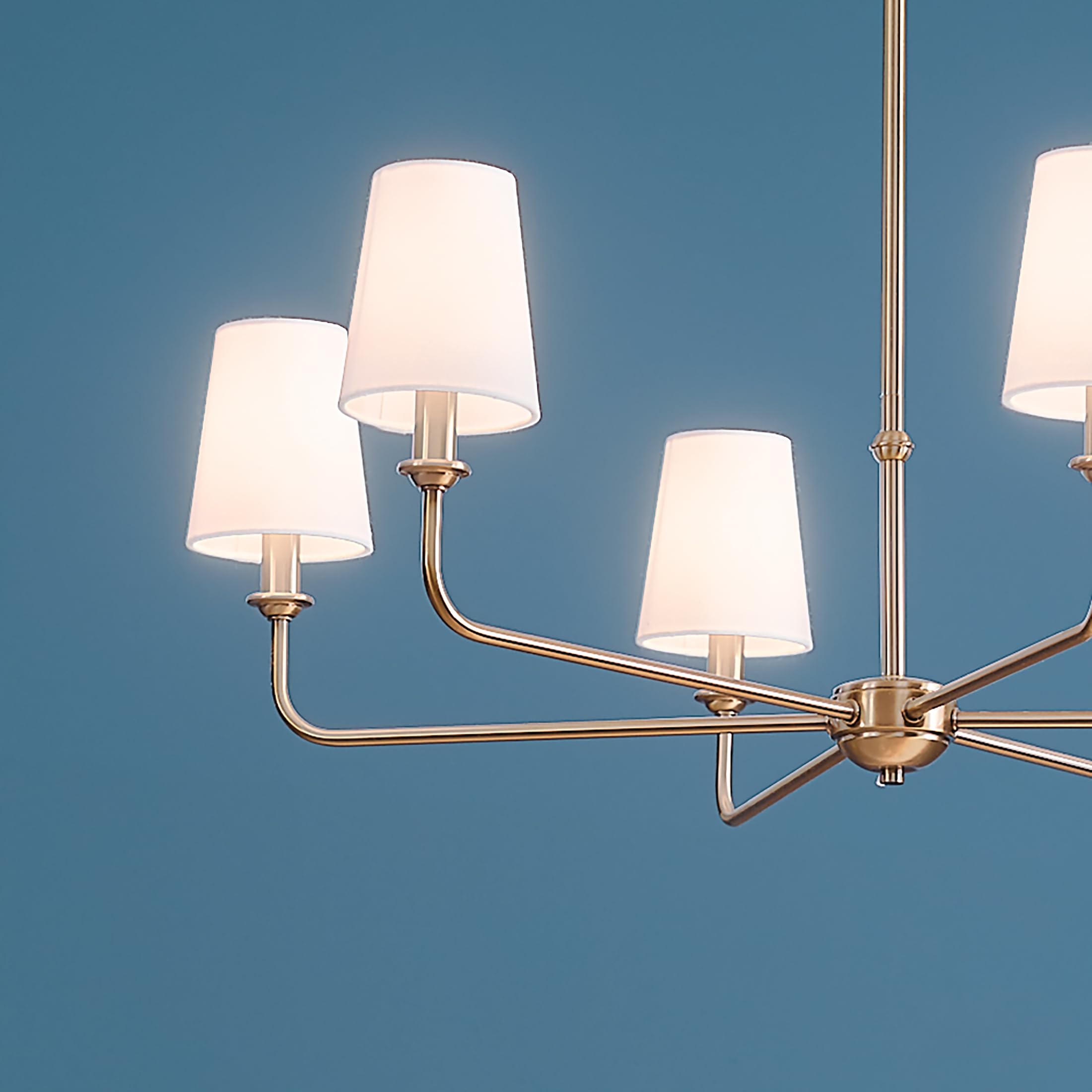 kichler-pallas-6-light-chandelier-brushed-natural-brass-optional-linen-tapered-s image 6