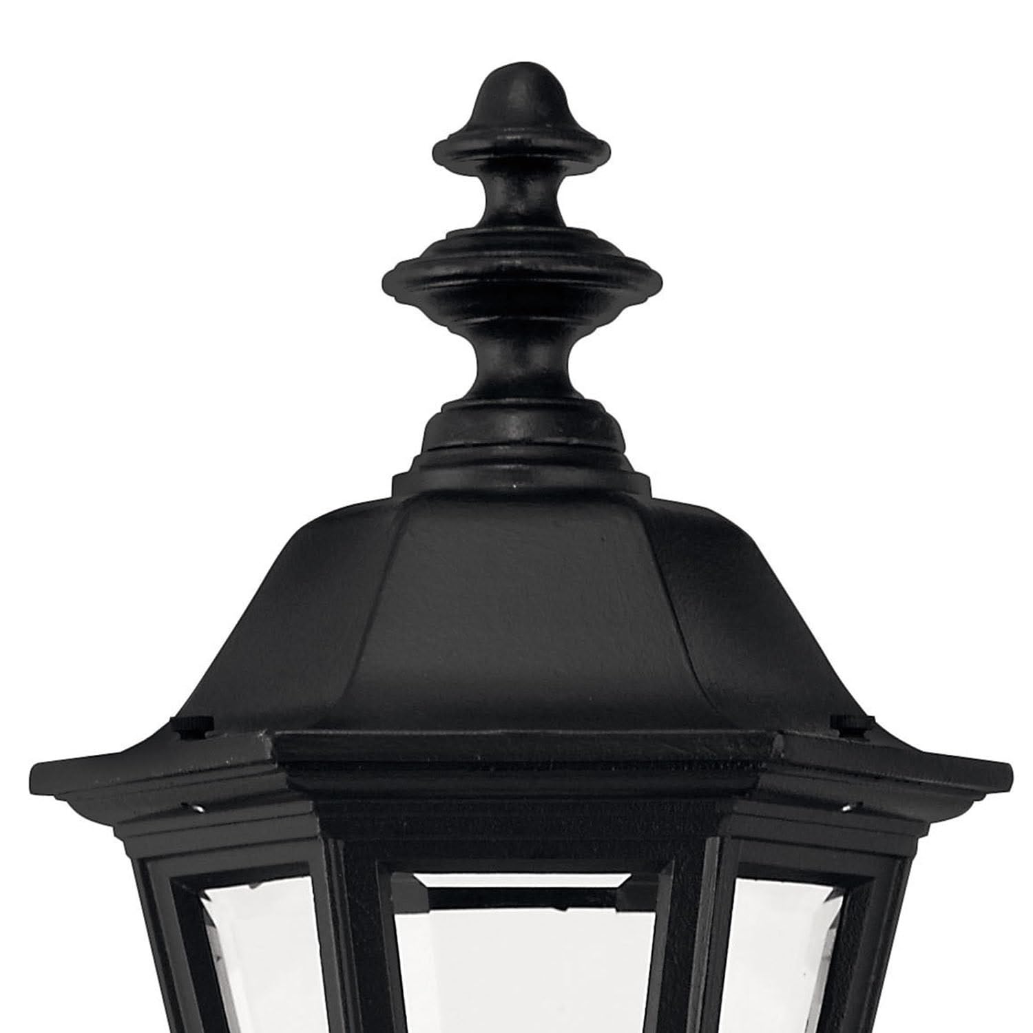 hinkley-manor-house-medium-wall-mount-outdoor-lantern-black-finish-clear-beveled image 4