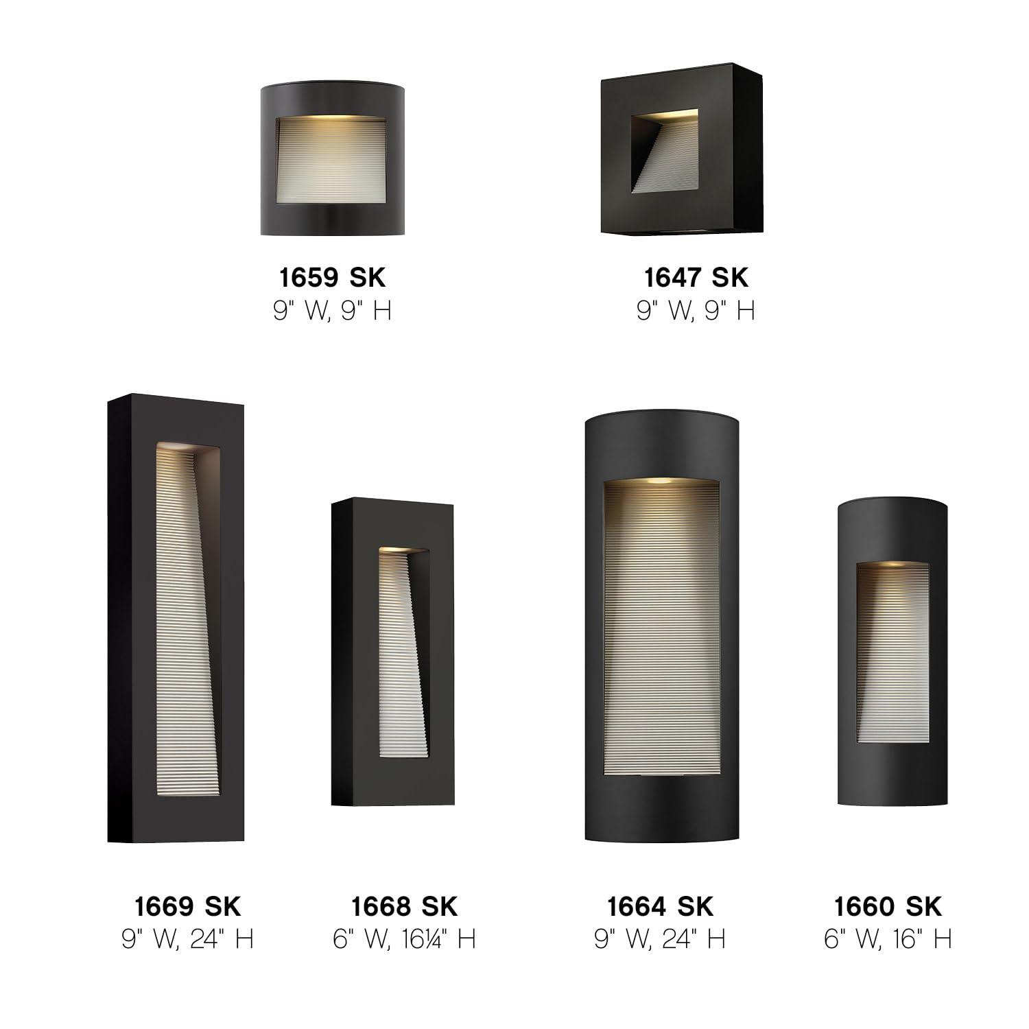 hinkley-luna-medium-wall-mount-outdoor-lantern-half-moon-satin-black-finish-ada- image 4
