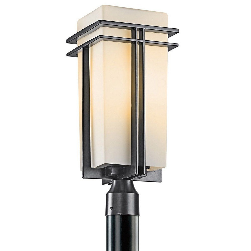 kichler-tremillo-outdoor-post-light-black-arts-crafts-style-lamp-post-light-with image 1