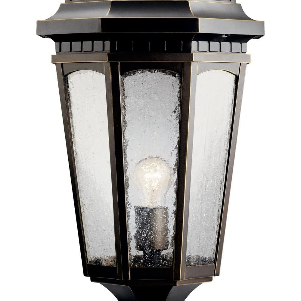 kichler-courtyard-outdoor-post-light-textured-black image 4