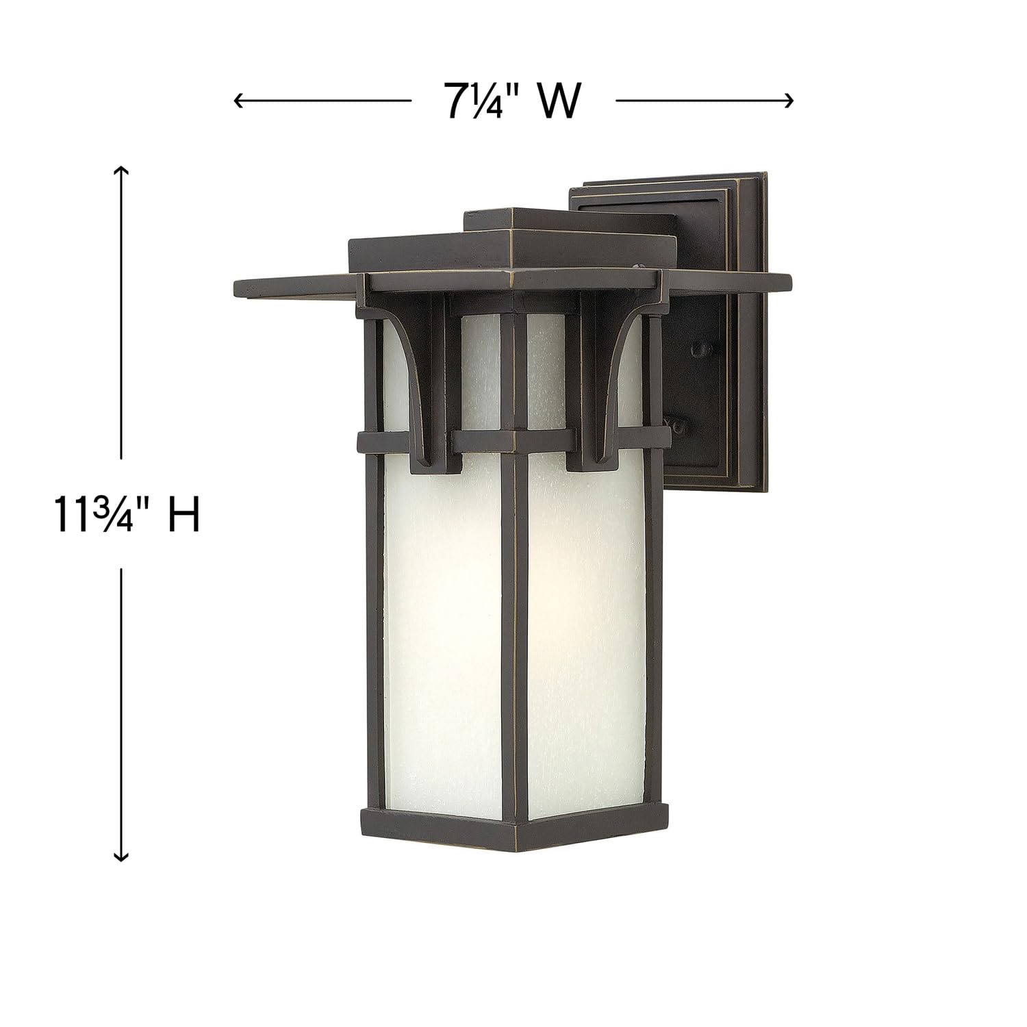 hinkley-manhattan-2230oz-one-light-wall-mount-lantern-oil-rubbed-bronze image 2