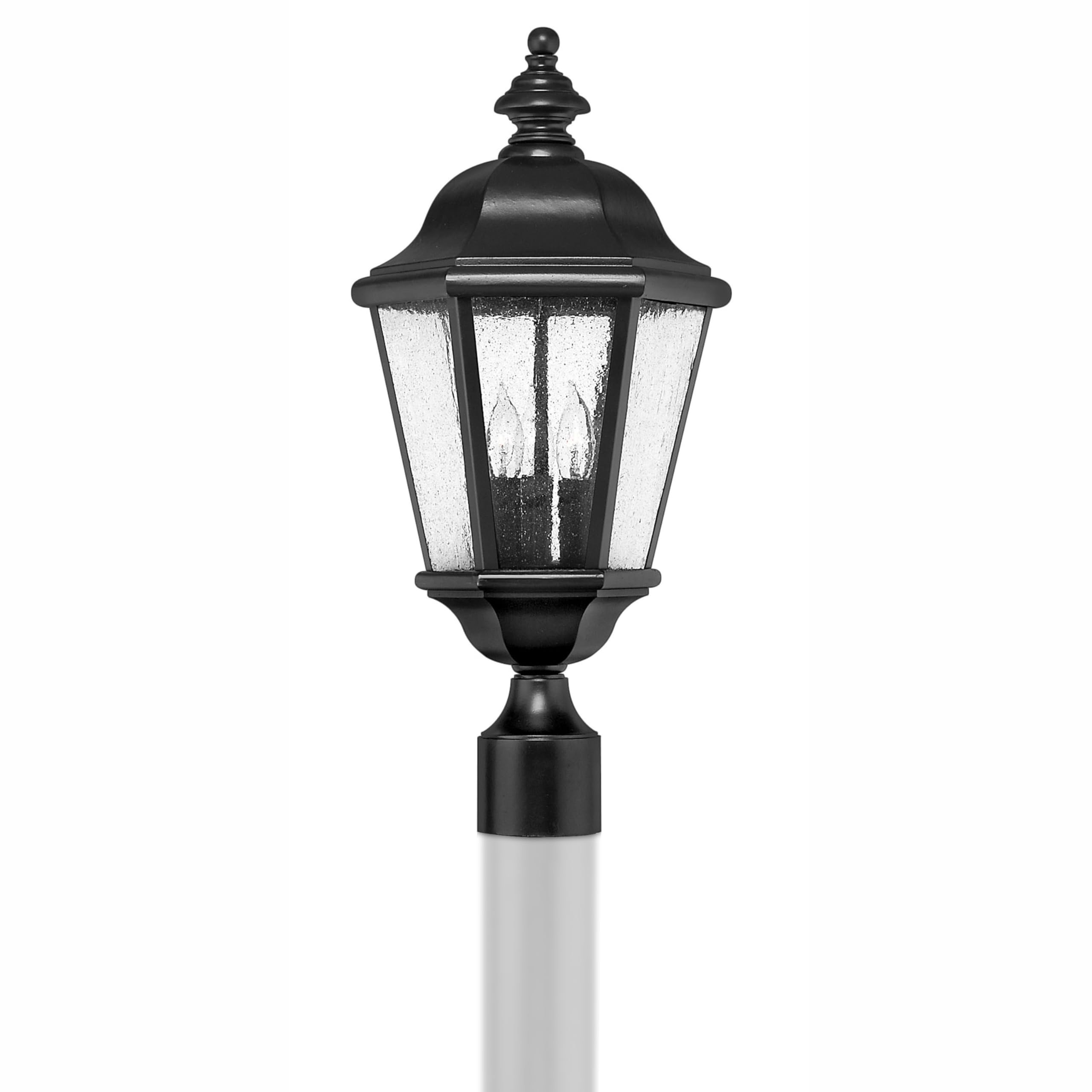 hinkley-edgewater-three-light-post-mount-outdoor-lantern-low-voltage-black-finis image 8