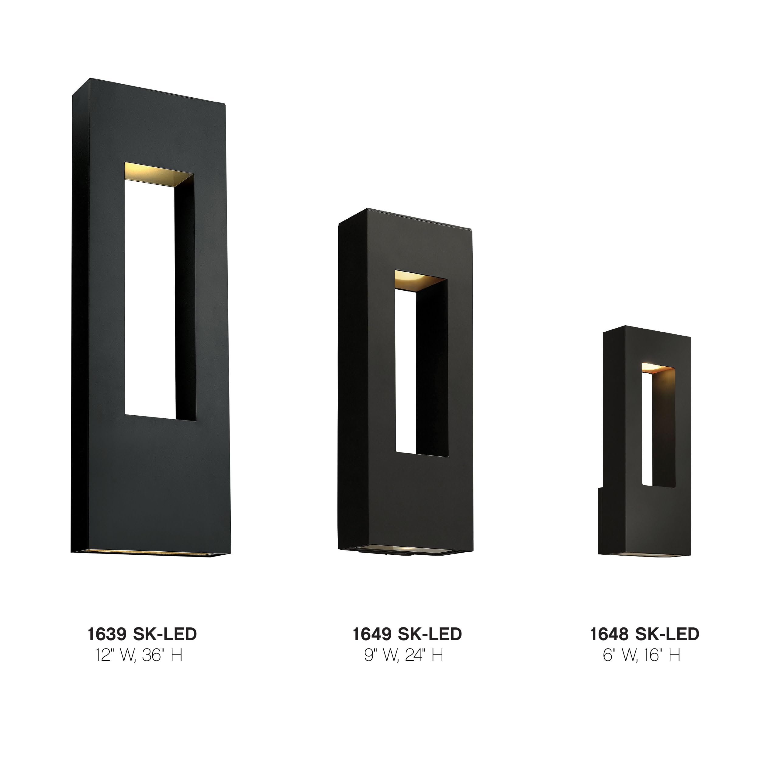 hinkley-atlantis-large-wall-mount-outdoor-lantern-integrated-led-satin-black-dar image 8