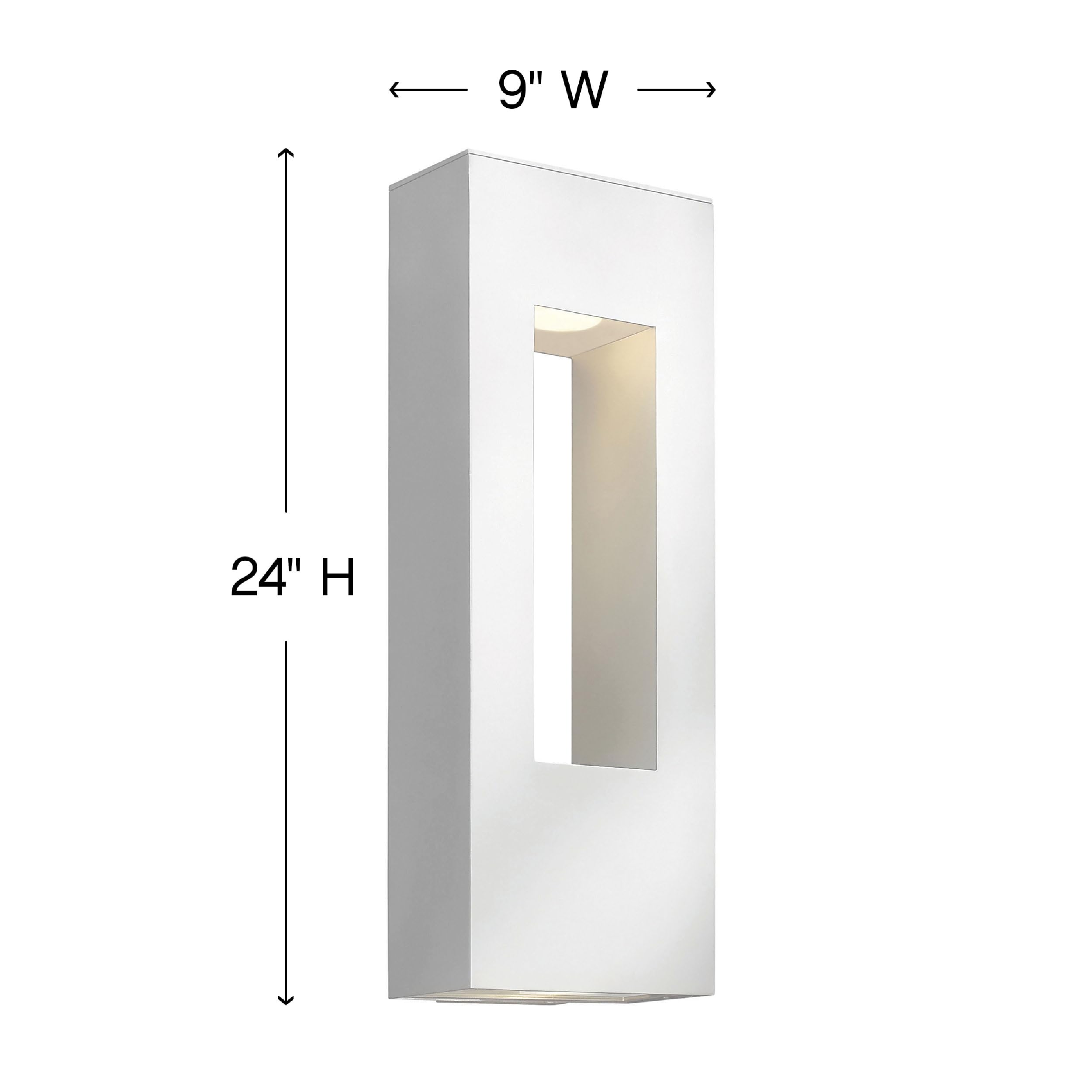 hinkley-atlantis-two-light-large-outdoor-wall-mount-satin-white image 2