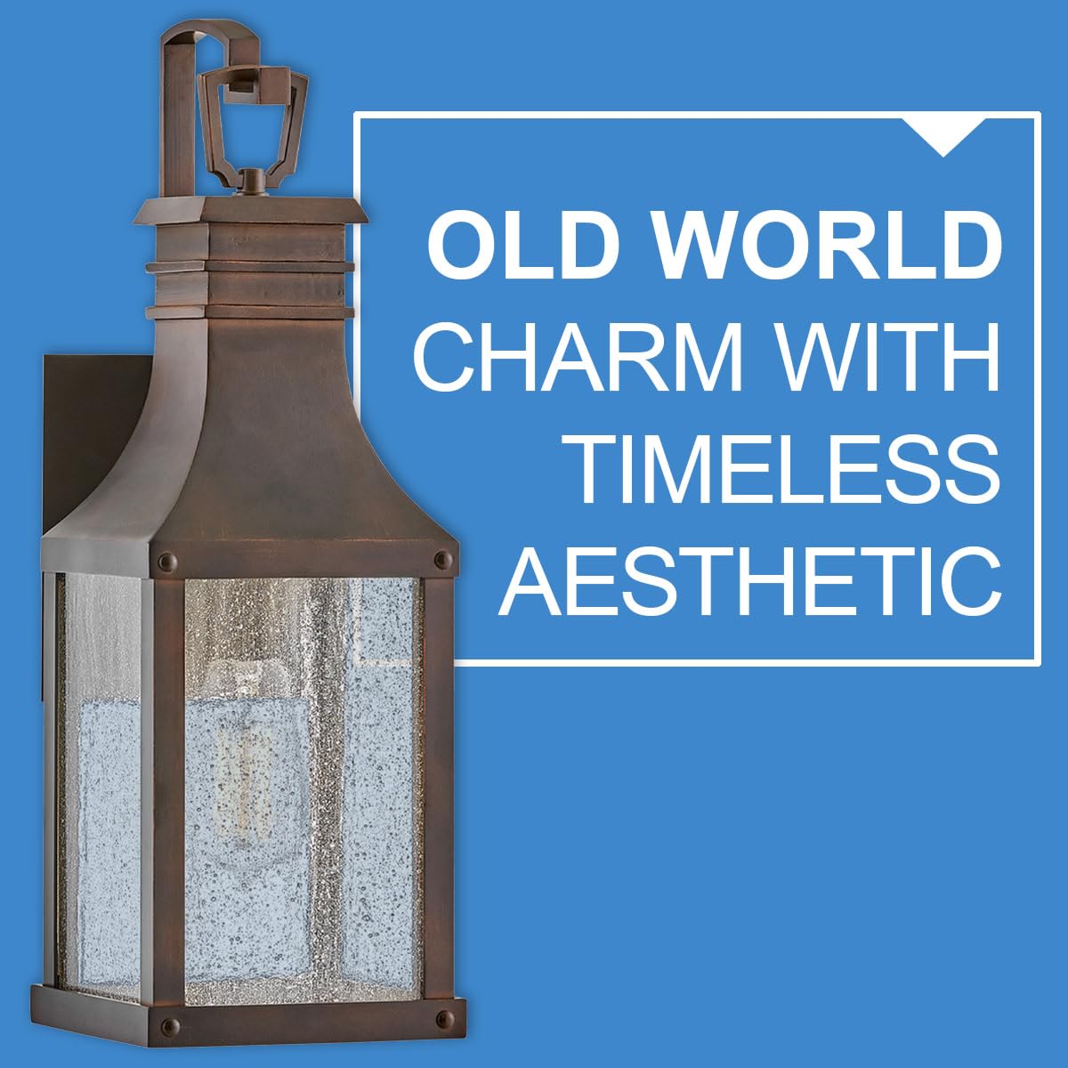 hinkley-beacon-hill-single-light-wall-mount-lantern-blackened-copper-aluminum-cl image 5
