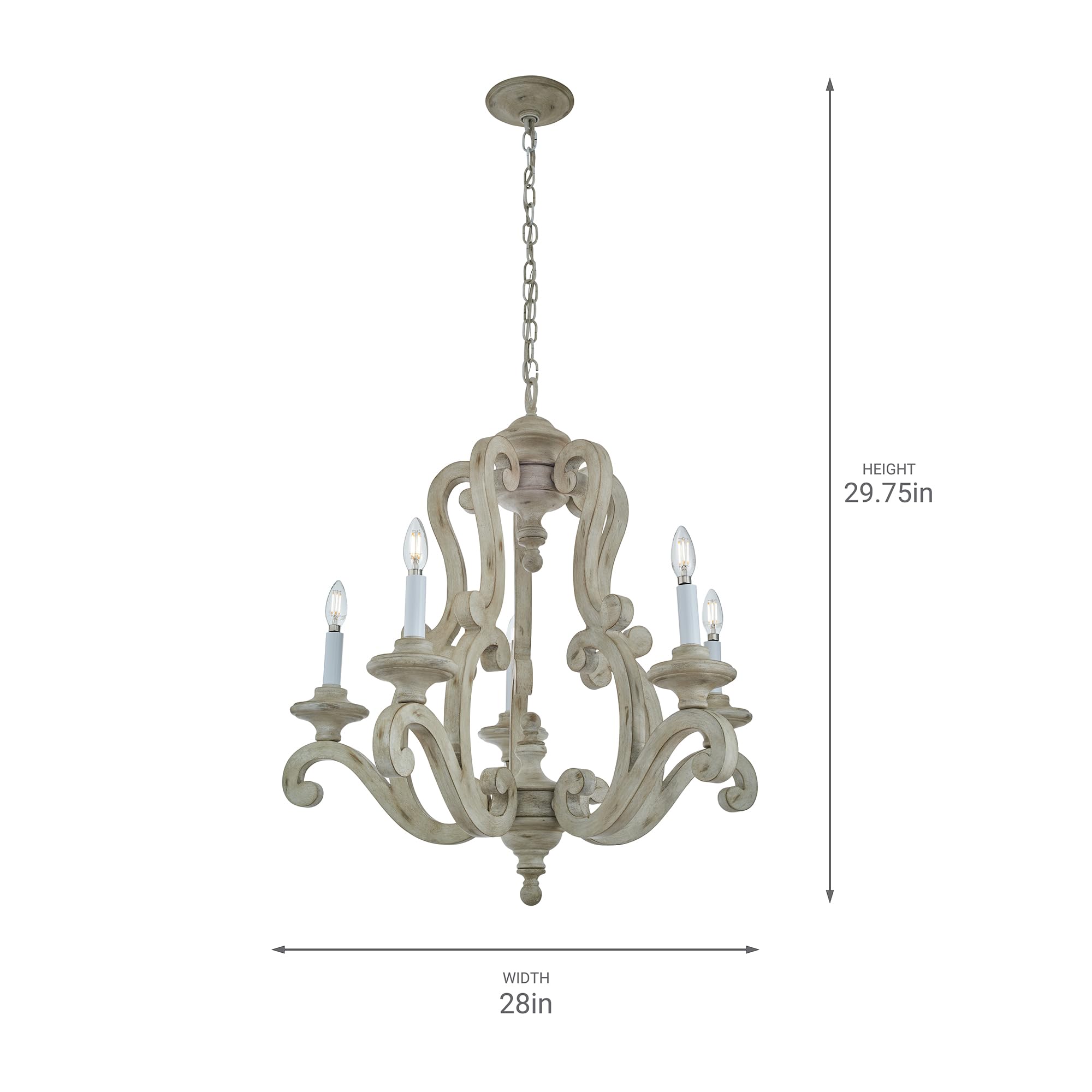 kichler-hayman-bay-5-light-chandelier-distressed-antique-white-finish-weathered- image 3