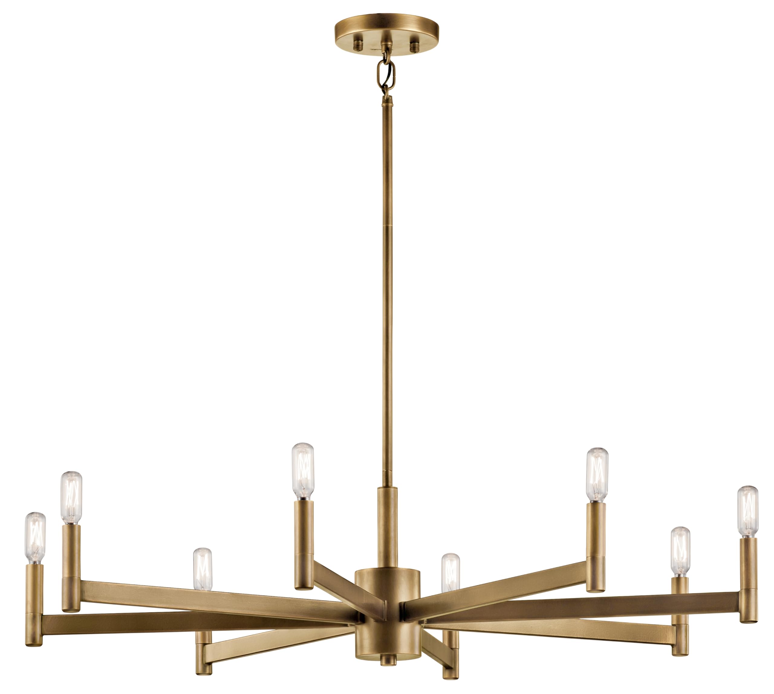kichler-erzo-43857nbr-8-light-chandelier-natural-brass-candle-style-9-25 image 1