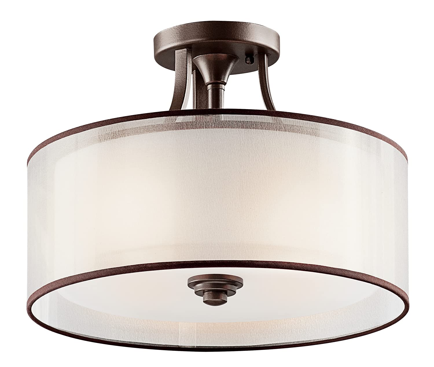 kichler-lacey-15-inch-3-light-semi-flush-mount-in-antique-pewter-42386ap-with-or image 7